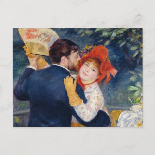 Carte Postale Pierre A Renoir | Une danse dans le pays (Devant)