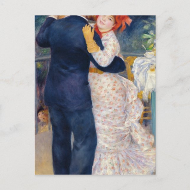 Carte Postale Pierre A Renoir | Une danse dans le pays (Devant)