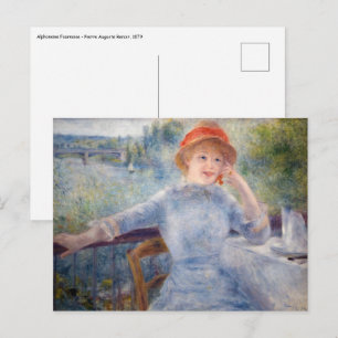 Carte Postale Pierre Auguste Renoir - Alphonsine Fournaise