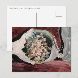 Carte Postale Pierre-Auguste Renoir - Bouquet dans une boîte