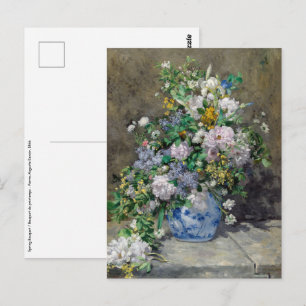 Carte Postale Pierre-Auguste Renoir - Bouquet de printemps