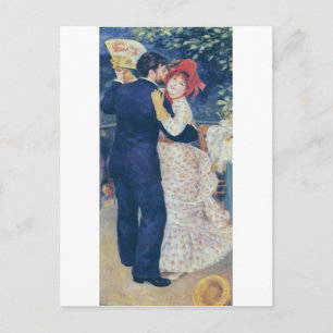 Carte Postale Pierre-Auguste Renoir - Danse à la campagne (1883)