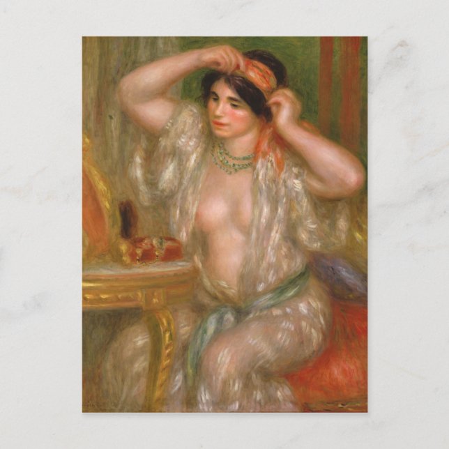 Carte Postale Pierre Auguste Renoir | Gabrielle au miroir (Devant)