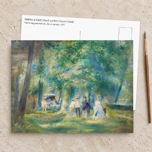 Carte Postale Pierre-Auguste Renoir - La Fête à Saint-Cloud