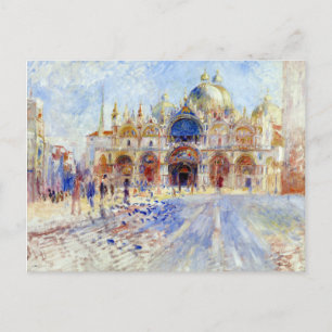 Carte Postale Pierre Auguste Renoir La Piazza San Marco, Venise