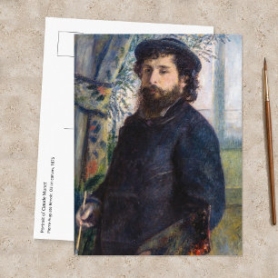 Carte Postale Pierre Auguste Renoir - Portrait de Claude Monet