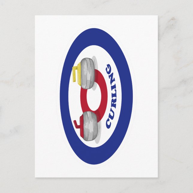 Carte Postale Pierre de curling (Devant)