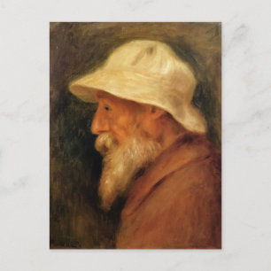 Carte Postale Pierre Renoir - Autoportrait avec un Casquette bla
