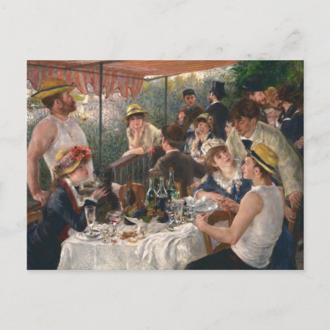 Carte Postale PIERRE RENOIR - Déjeuner de la partie de navigatio (Devant)