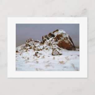 Carte Postale "Pierres de neige"