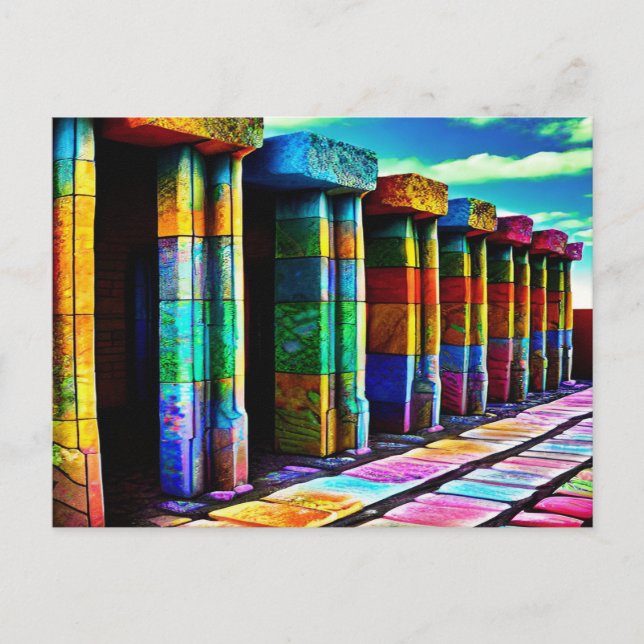 Carte Postale Pierres psychédéliques (Devant)