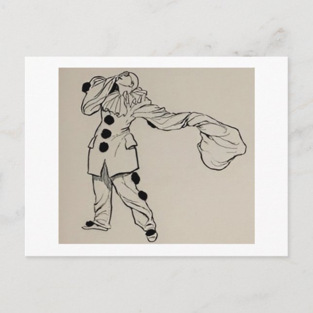 Carte postale Pierrot (Devant)