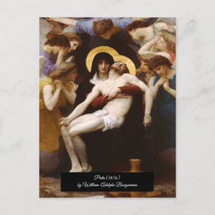 Carte Postale Pietà de Bouguereau