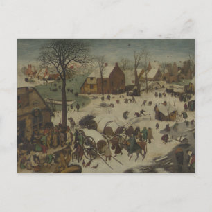 Carte Postale Pieter Bruegel l'Ancien - Numérotation à Bethléem