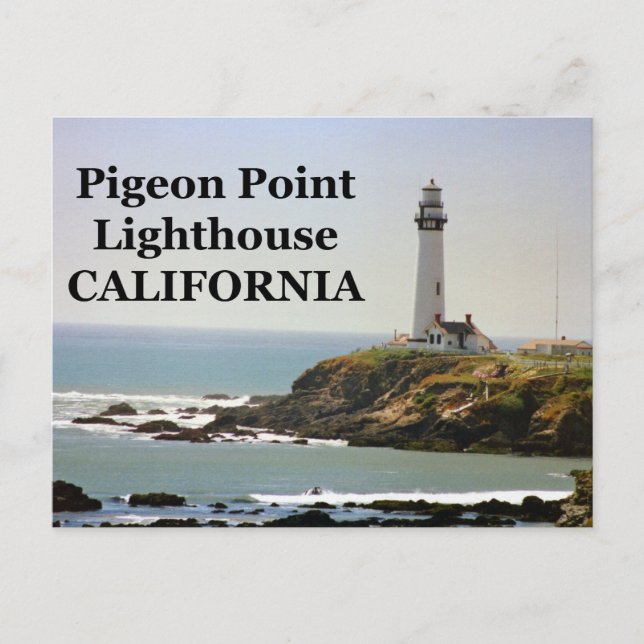 Carte Postale Pigeon Point Lighthouse, California Postcard (Devant)