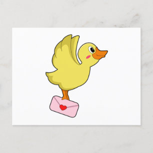Carte Postale Pigeon voyageur Lettre