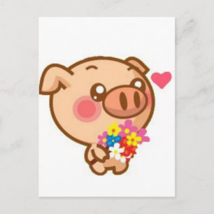 Carte Postale Piggy in Love