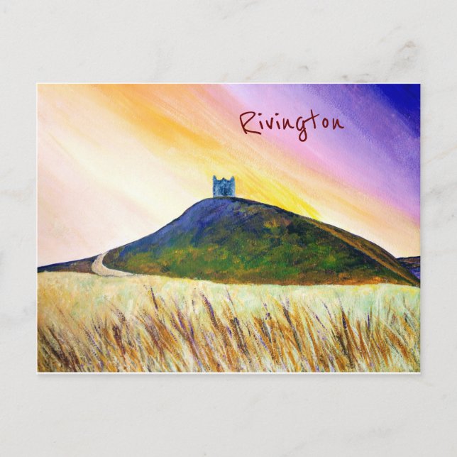 Carte postale Pike Rivington Horwich (Devant)