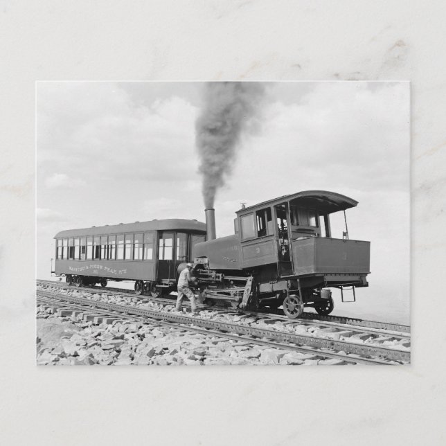 Carte Postale Pikes Peak Railway, 1900 (Devant)