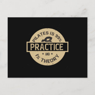 Carte Postale Pilates est 99% pratique et 1% théorie