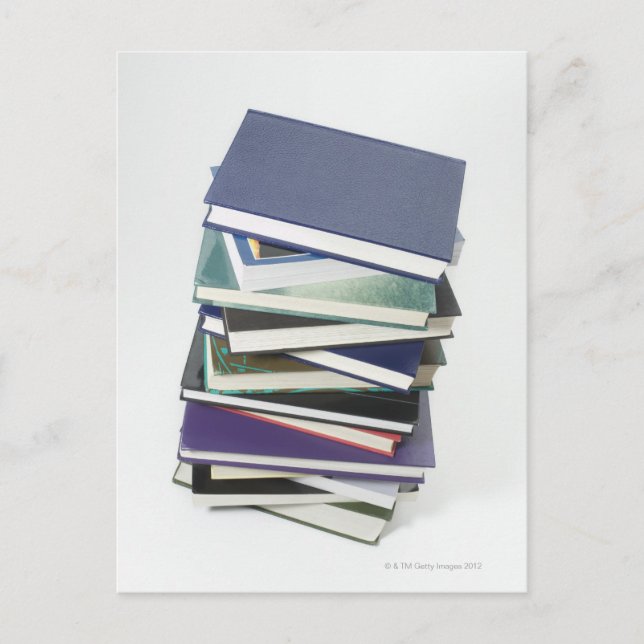 Carte Postale Pile de livres (Devant)
