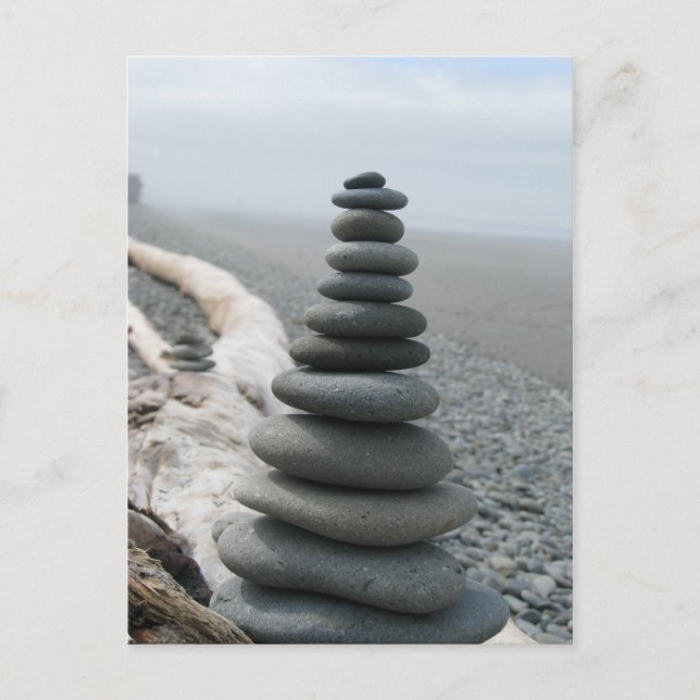 Carte Postale Pile de roche (Devant)
