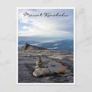 Carte Postale pile de vue kinabalu