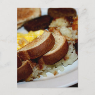 Carte Postale Pile petit-déjeuner