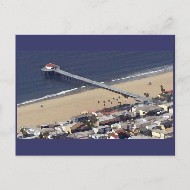 Carte Postale Pilier de Manhattan Beach (Devant)
