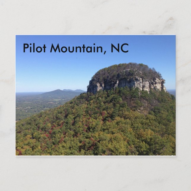 Carte Postale Pilot Mountain, NC (Devant)