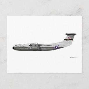 Carte Postale Pilote de démarrage Lockheed C-141A