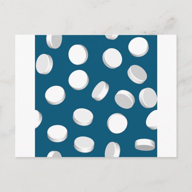 Carte Postale pilules bleues (Devant)