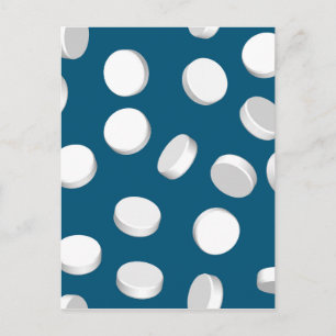 Carte Postale pilules bleues