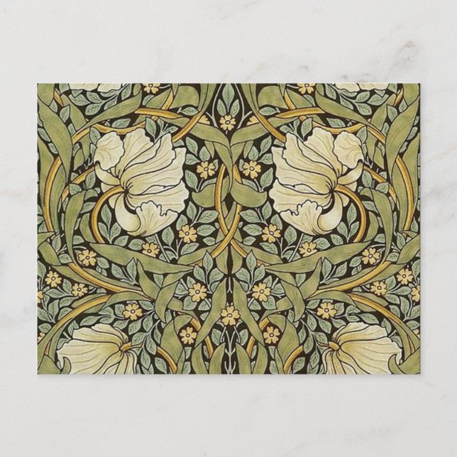 Carte Postale Pimpernel William Morris (Devant)