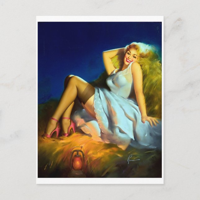 Carte Postale Pin Haystack vers le haut (Devant)