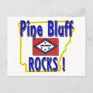 Carte Postale Pine Bluff Rocks ! (bleu)