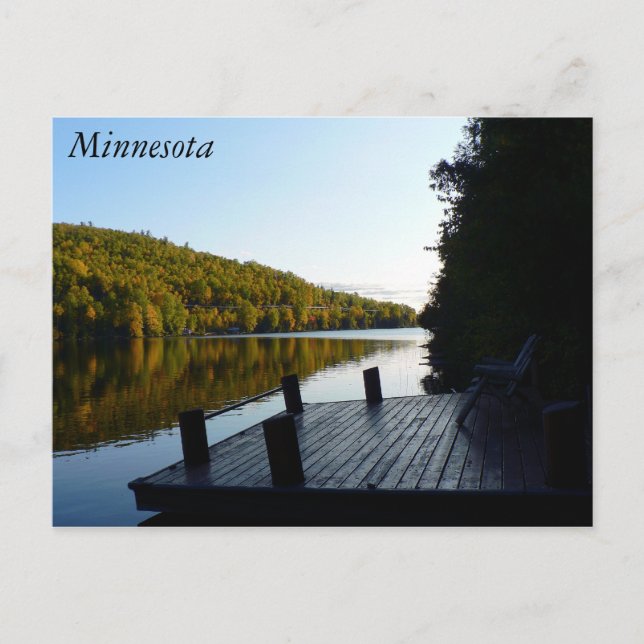 Carte postale Pine Lake Minnesota Docside (Devant)