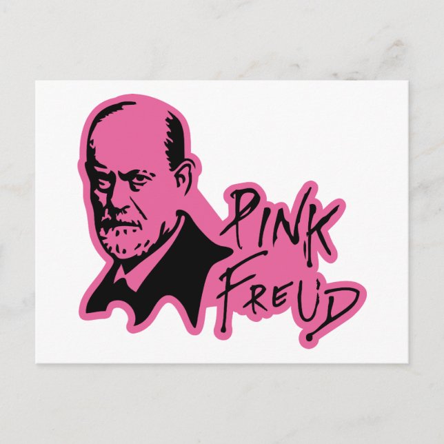 Carte Postale PINK FREUD Psychoanalyse Sound Edition (Devant)