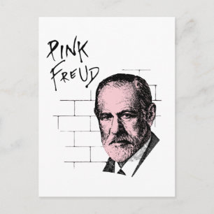 Carte Postale Pink Freud Sigmund Freud