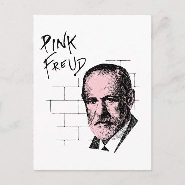 Carte Postale Pink Freud Sigmund Freud (Devant)