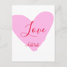 Pink heart love happy Valentine's day text red nam