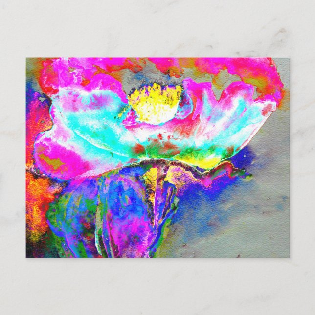 Carte Postale Pink poppy (Devant)