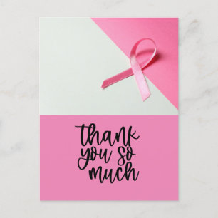 Carte Postale Pink Ribbon Sensibilisation au cancer du sein