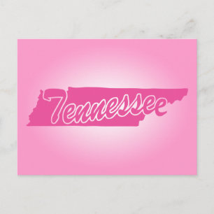 Carte postale Pink State Tennessee