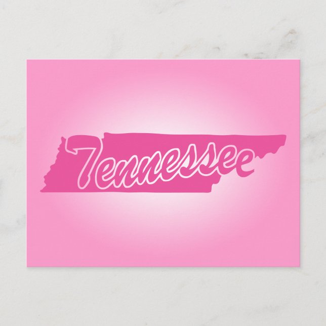 Carte postale Pink State Tennessee (Devant)