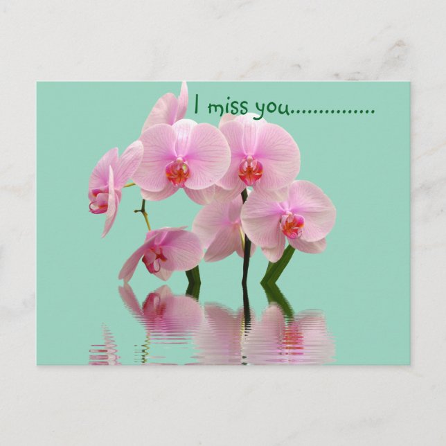 Carte Postale Pinkie florale (Devant)