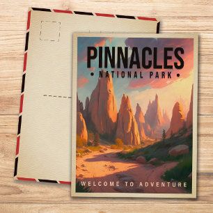 Carte Postale Pinnacles National Park Californie Vintage