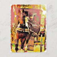 Pinto Amish Horse 8 bits Art