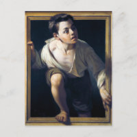 Pintura "Escapando de la crítica" Trampantojo Art
