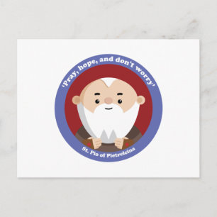 Carte Postale Pio de Pietrelcina